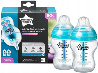 Sada fliaš Tommee Tipee modrá 2x260 ml